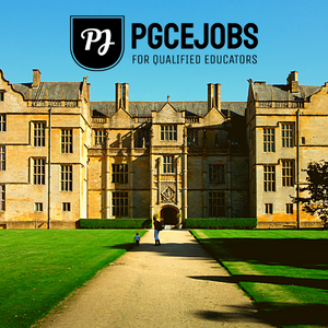 PGCE Jobs News and Jobs Round-up 17122022 English boarding school, blue sky, mum and son going to school, manor house, PGCE Jobs logo
